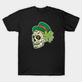 Leprechaun Sugar Skull T-Shirt